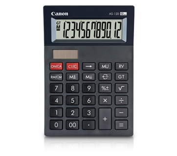 CANON AS-120 Desktop Calculator (12-Digits)