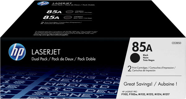 HP Laserjet CE285A Dual Pack Print Cartridge CE285AD