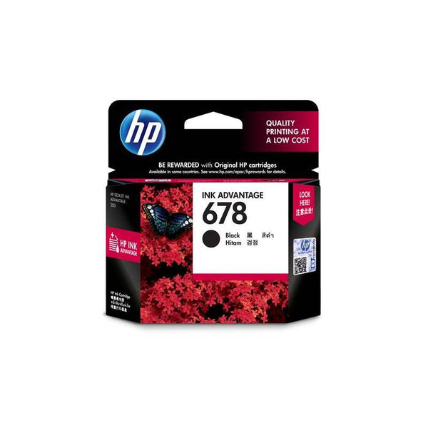 HP No 678 Black Ink Cartridge CZ107AA