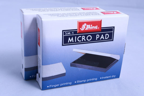 Shiny Micro Finger Print Pad Black SM-1
