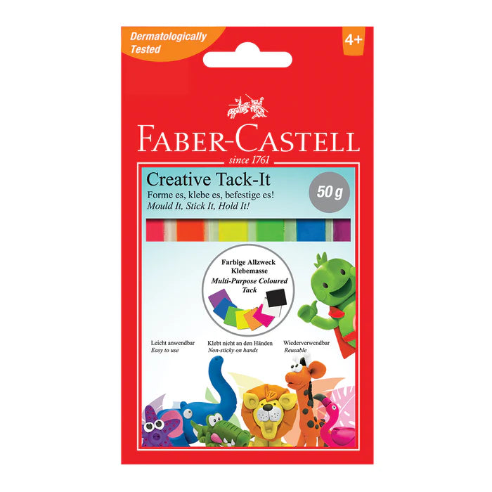 FABER-CASTELL CREATIVE TACK-IT 50G MULTICOLOUR