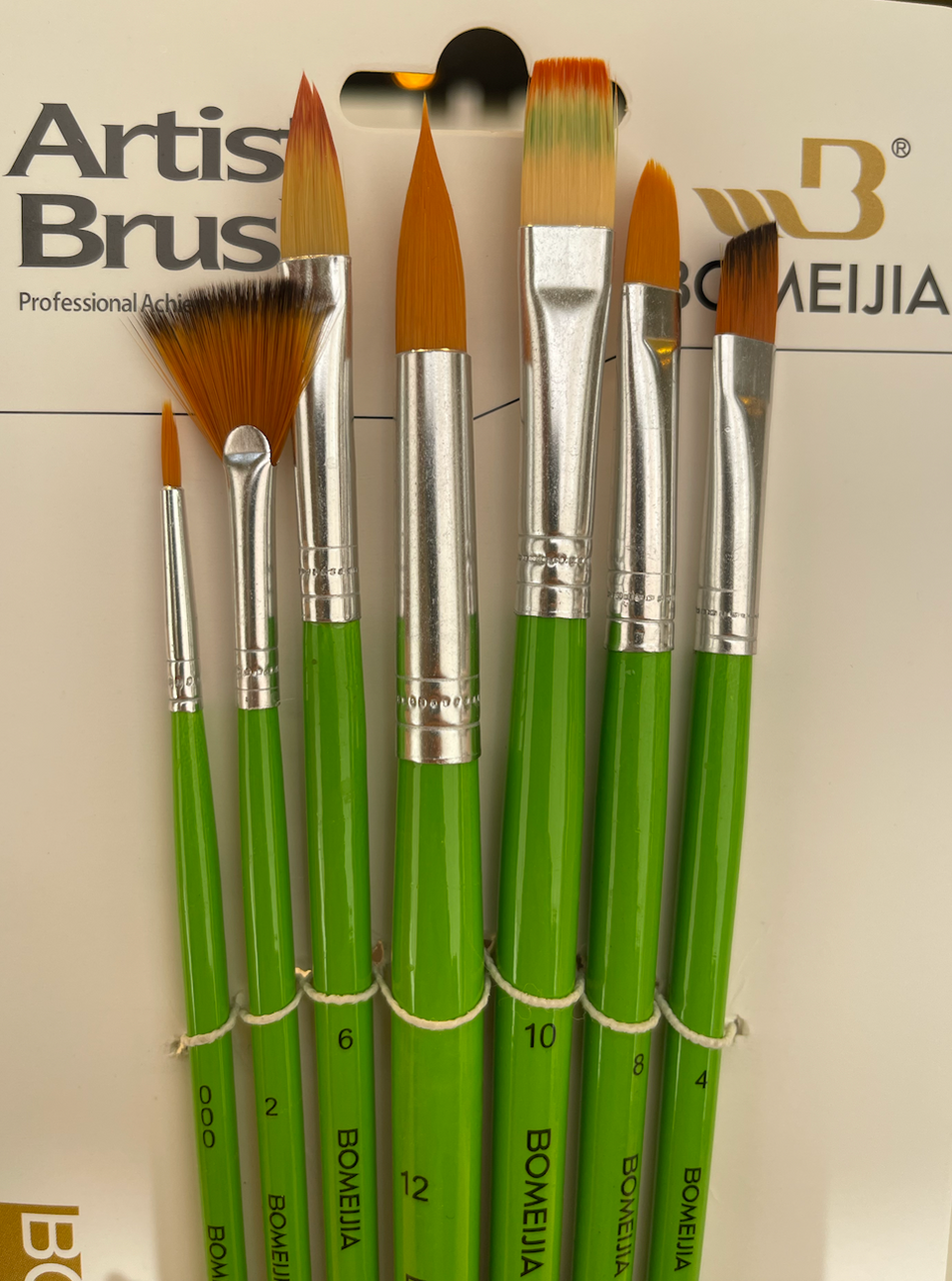 BOMEIJIA KID BRUSH SET 7'SPCS A0117-7