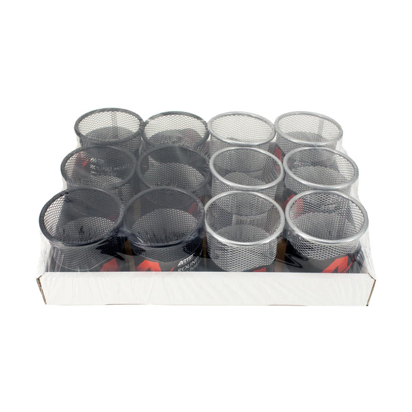 MESH-WIRE STEEL PEN HOLDER