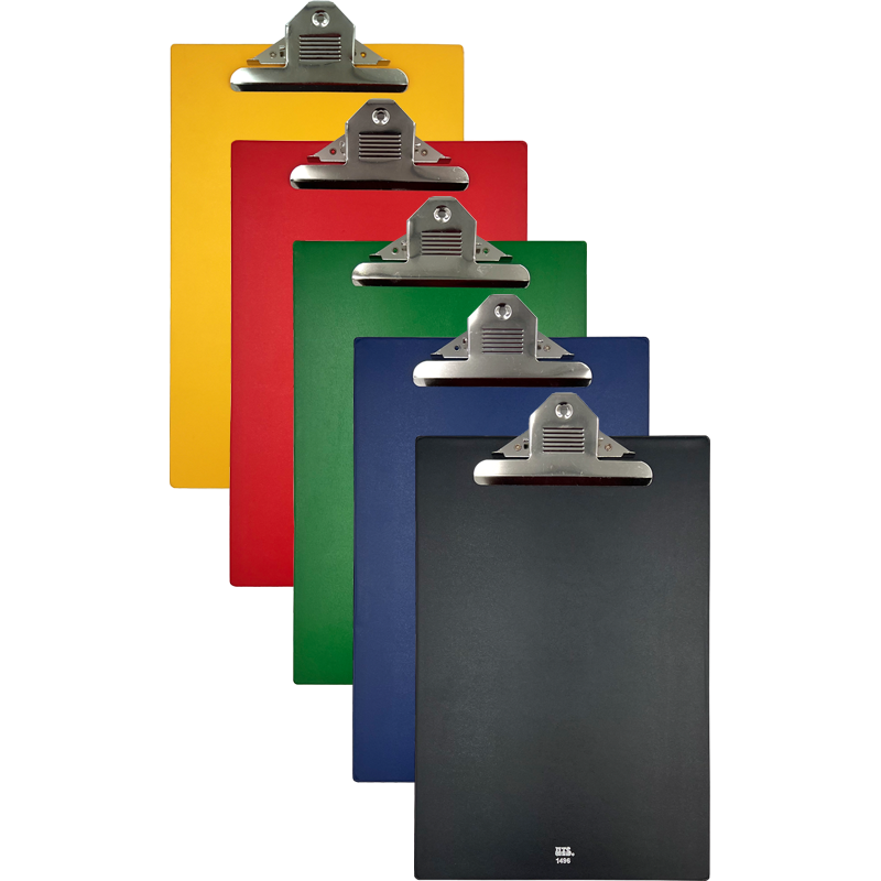 EMI JUMBO CLIPBOARD F4 (MIX-SOLID-COLOURS) #1496-F4