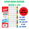 ASTAR PVC INDEX DIVIDER COLOUR ID
