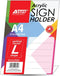ASTAR ACRYLIC CARD STAND A4