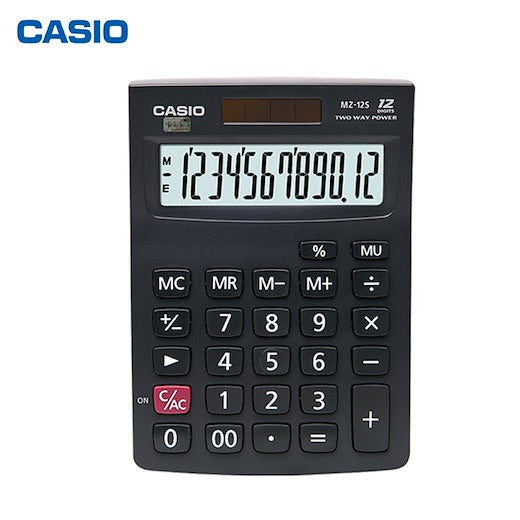 CASIO MZ-12S Calculator - 12 Digits