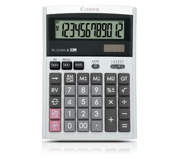 CANON TX-1210Hi III Calculator - 12-digit