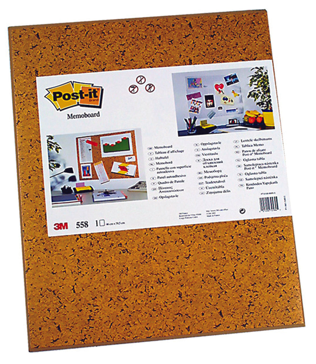 3M Post-It Self-Stick Bulletin Board / Memo Board (Brown)