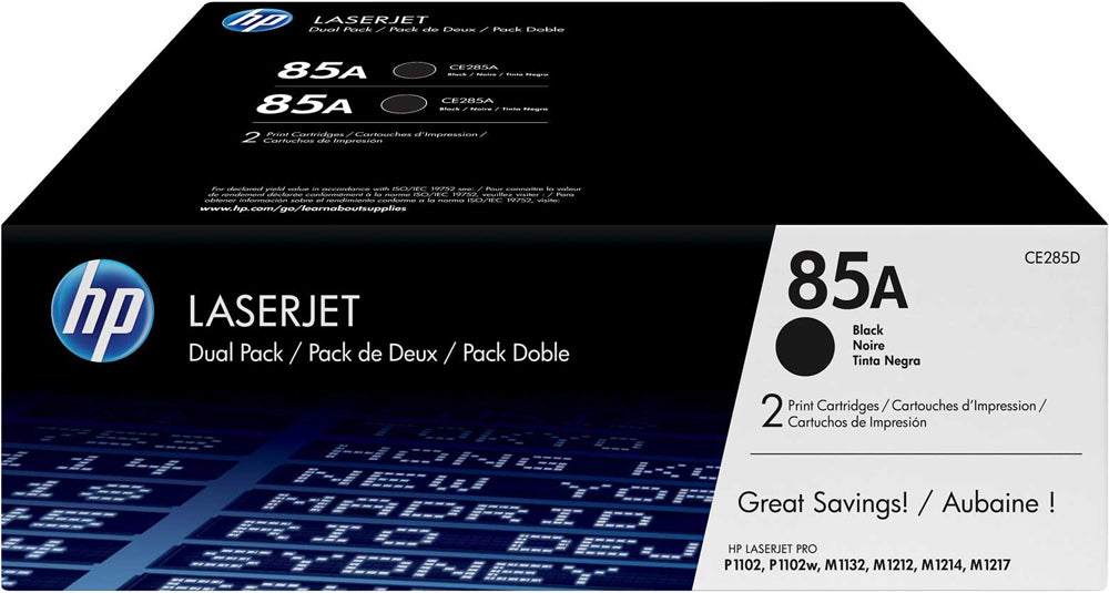 HP Laserjet CE285A Dual Pack Print Cartridge CE285AD