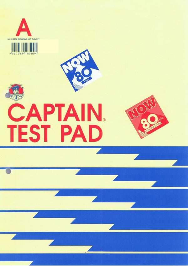 CAPTAIN Test Pad A4 80 Sheets