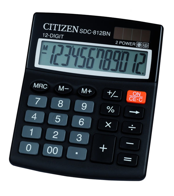 Citizen 2-Power Calculator 12-Digit SDC-812II
