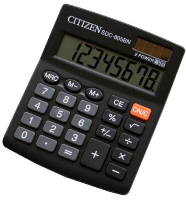 Citizen Calculator (8 DGT 2-Way Power) SDC-805BN