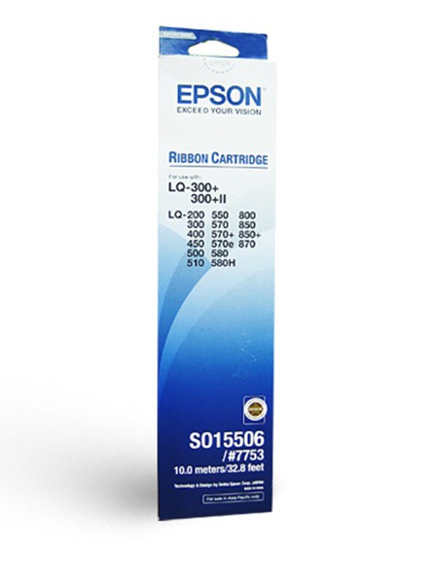 Epson S015506 #7753 - LQ-300/300+/400/450/500/550/570/570+/580/850/850+/870 (10M)