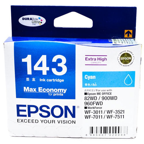 Epson T143290 (T143) ME Office 960FWD (Cyan) (S-Size, High Cap)