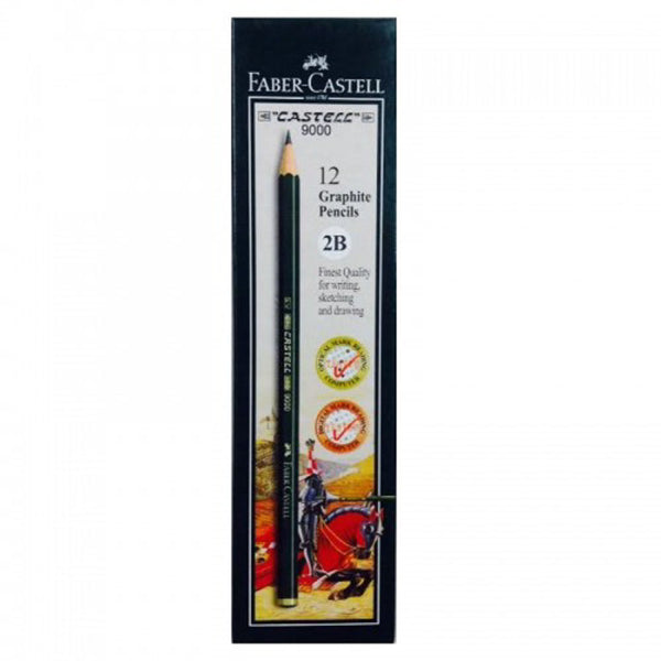 Faber Castell 9000 Graphite Pencil 2B (12PCs/Box)