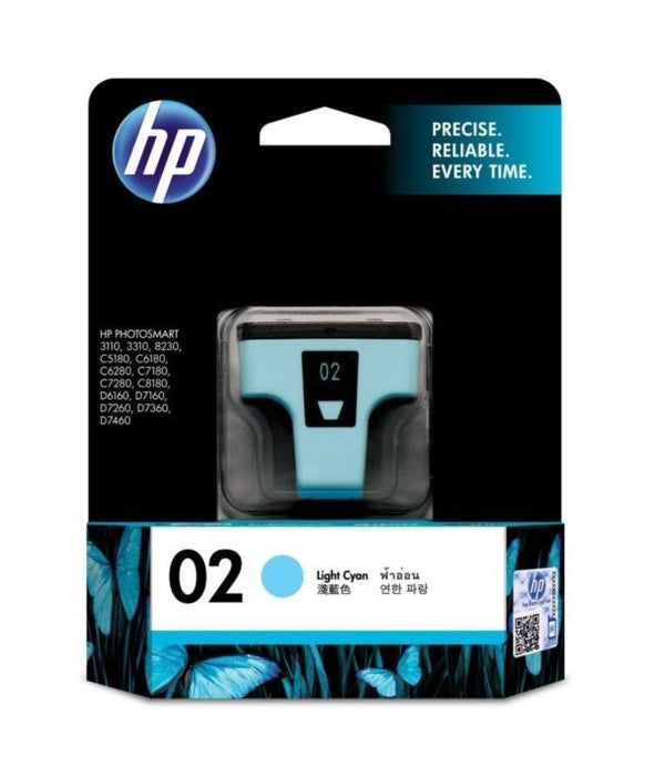 HP 02 AP Light Cyan Ink Cartridge C8774WA