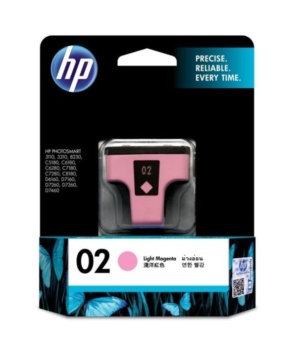 HP 02 AP Light Magenta Ink Cartridge C8775WA