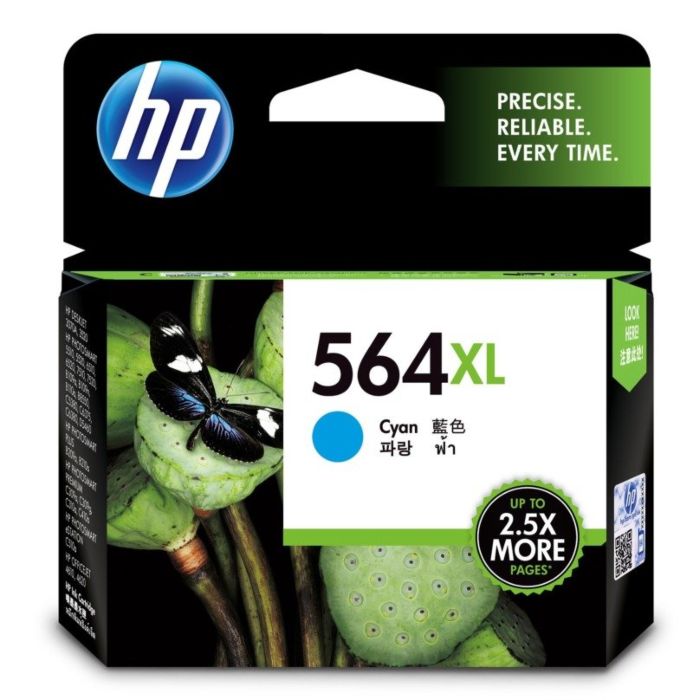 HP 564XL Cyan Ink Cartridge CB323WA
