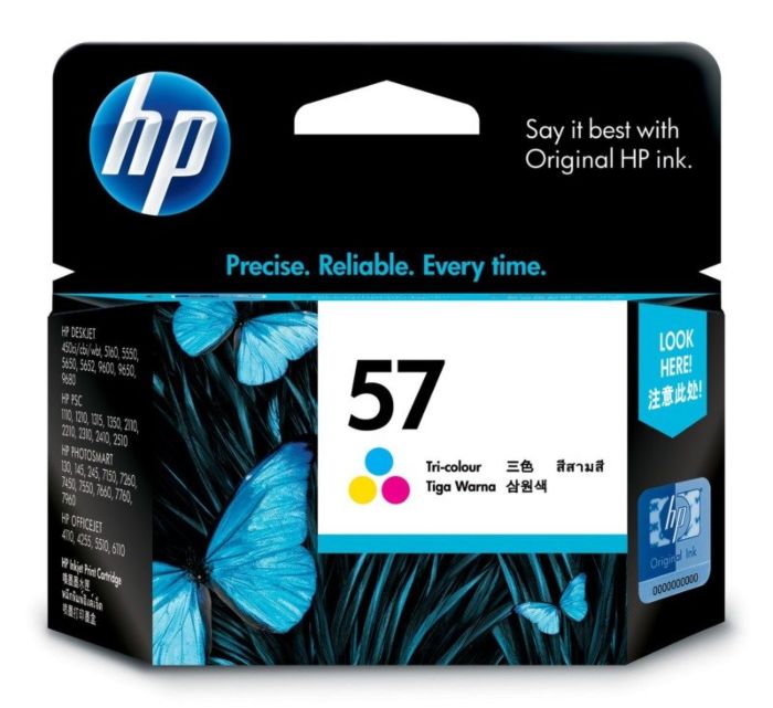 HP 57 Tri-color Inkjet Cartridge AP C6657AA