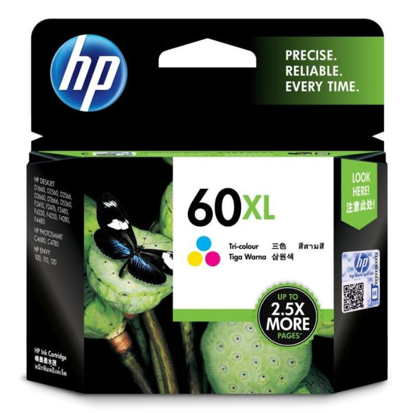 HP 60XL Tri-color Ink Cartridge CC644WA