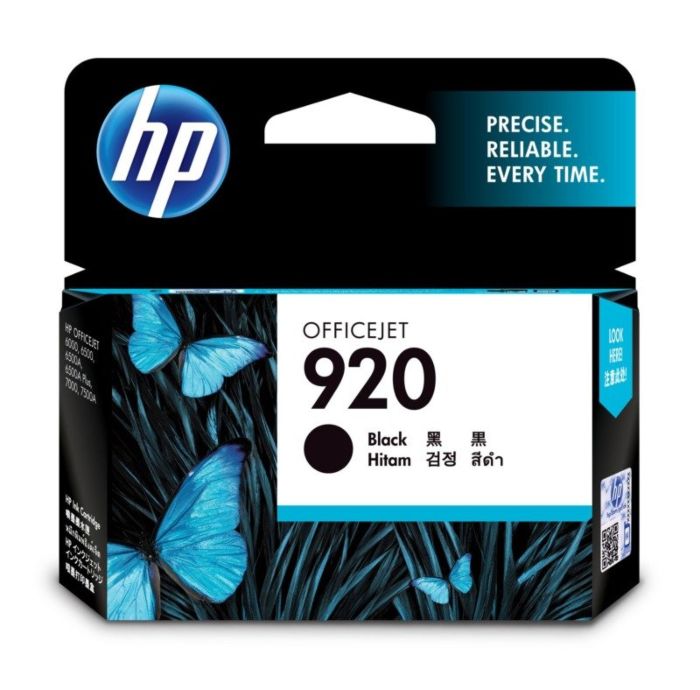 HP 920 Black Officejet Ink Cartridge CD971AA