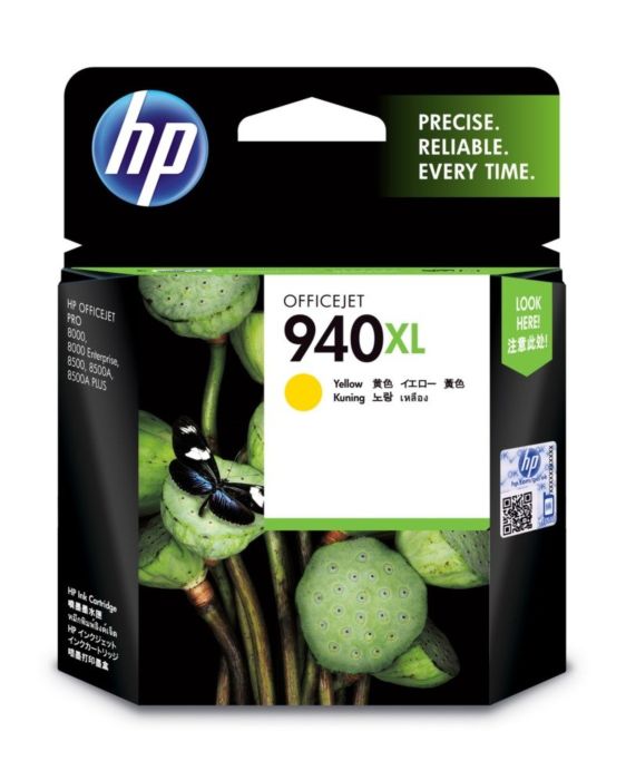 HP 940XL Yellow Officejet Ink Cartridge C4909AA