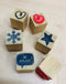 Christmas Rubber Stamps 1"