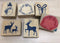 Christmas Rubber Stamps 3"