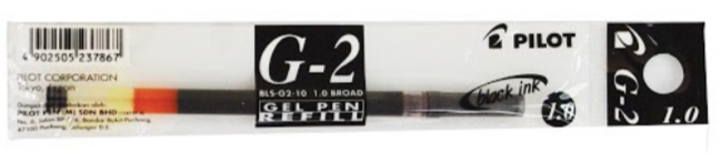 Pilot G2 Gel Pen Refill 1.0mm