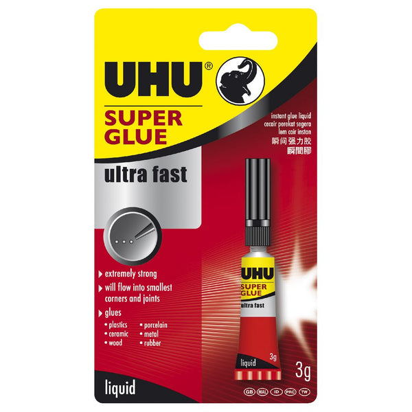 UHU Super Glue Ultra Fast Liquid 3G